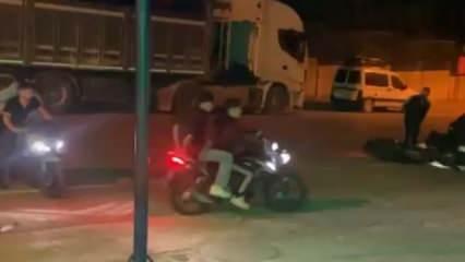 Çekmeköy'de bıçaklı saldırı kamerada!