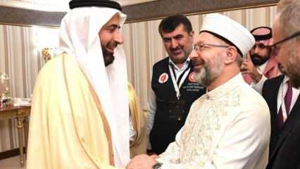 Diyanet İşleri Başkanı Erbaş, Cidde'de 'Büyük Hac Sempozyumu'na katıldı