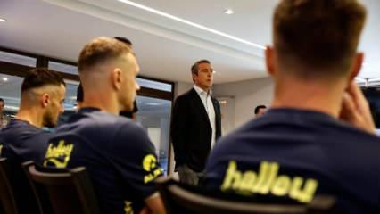 Edin Dzeko ve Dusan Tadic'e teşekkür plaketi verildi