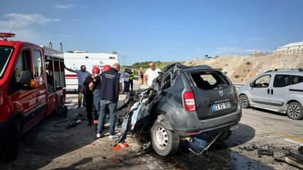 Elazığ’da otomobil ile tır çarpıştı: 1 ölü, 2 ağır yaralı