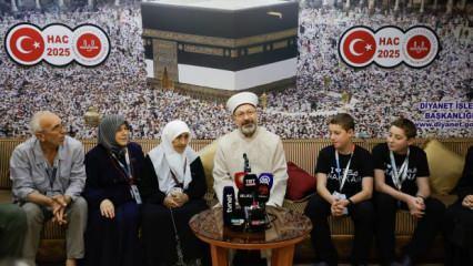 En yaşlı ve en genç hacı adayları bir araya geldi