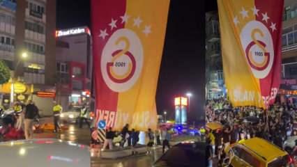 Galatasaray bayrağına saldırmışlardı: Polis holiganları yakaladı