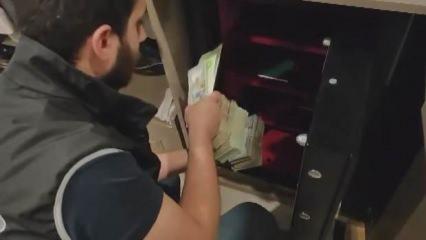 İBB operasyonunda şok görüntüler: Kasadan balya balya dolar çıktı