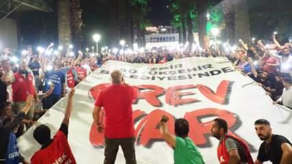 İzmir Büyükşehir Belediyesi'nde 23 bin işçi grev başlattı!