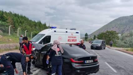 Kayseri'de 2 kişinin öldüğü feci kaza kamerada