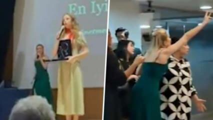 Ödül töreninde terör gerginliği! DHKP-C uzantılarını anan yönetmene spikerden tepki