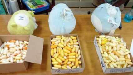Peluş oyuncaklardan 10 kilo kokain çıktı