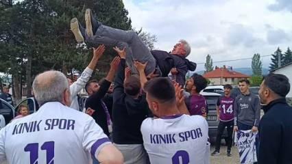 246 kişilik köyün takımı bir ilki başardı: Genci yaşlısı sokaklara döküldü