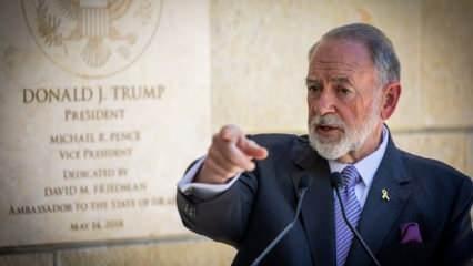 ABD'nin İsrail Büyükelçisi'nden skandal 'Filistin' önerisi! Hamas'tan sert tepki