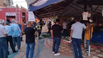 Batman’da market yangını paniğe neden oldu: 5 kişi kurtarıldı