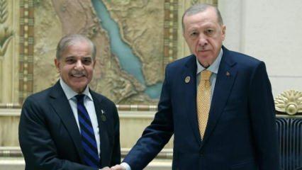 Cumhurbaşkanı Erdoğan, Pakistan Başbakanı Şerif ile görüştü