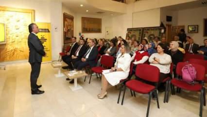 Mahmut Bıyıklı, Isparta'da 'G&uuml;l&uuml; G&uuml;l ile Tartanlar'ı anlattı