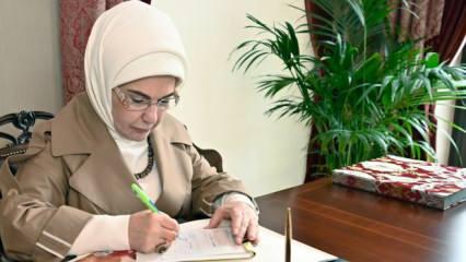 Emine Erdoğan, Türk Kızılay'a kurban bağışında bulundu