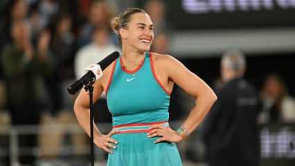 Fransa Açık'ta Aryna Sabalenka finale yükseldi
