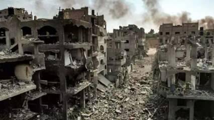 Gazze'nin batısındaki kamp İsrail bombasının hedefi oldu!