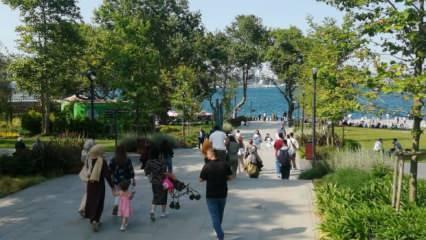 İstanbullular sahil ve parklarda vakit geçirdi