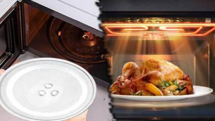 Mikrodalga fırındaki o döner tabak bakın ne işe yarıyormuş! Meğer yıllardır yanlış biliyormuşuz...