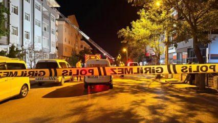 Polatlı'da 5 katlı binada yangın çıktı