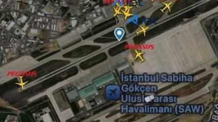 Sabiha Gökçen pistinde tavşan paniği! Telsize böyle yansıdı