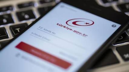 O sistem, e-Devlet altyapısına entegre edildi!