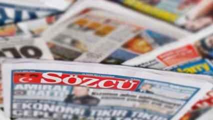 1 gazete 5 algı! Sözcü'den provokasyon dolu yayın