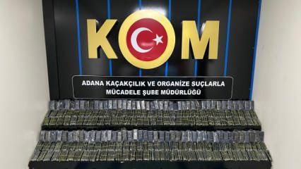 Adana'da ele geçirildi: Piyasa değeri tam 14 milyon 100 bin TL 