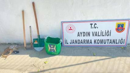 Aydın'da SİT alanında kaçak tarihi eser kazısına 6 tutuklama
