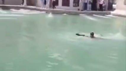 Balıklıgöl’de yüzen vatandaşa ceza