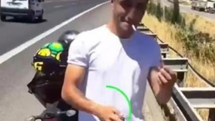 Etkileşim uğruna torpille kuru otları ateşe verdi!