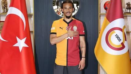 Galatasaray'a imza atan Leroy Sane, 211. futbolcu oldu