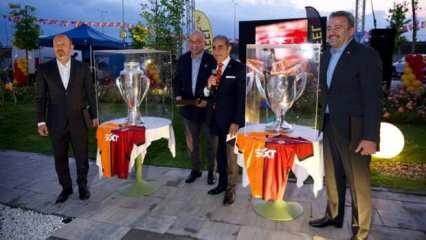 Galatasaray'ın şampiyonluk kupası Romanya'ya gitti