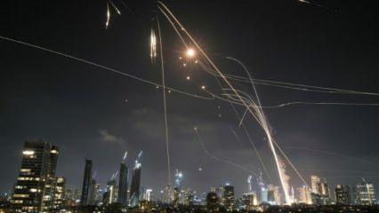 İran Tel Aviv'i vuruyor! Peş peşe patlamalar