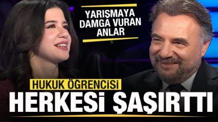 ‘Kim Milyoner Olmak İster’de hukuk öğrencisi herkesi şaşırttı! Yarışmaya damga vuran anlar