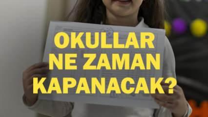 Okullar ne zaman kapanacak 2025? Karneler ne zaman verilecek?