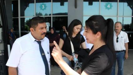 Otobüse yolcu olarak binen sivil komiser, şoföre cezayı kesti!