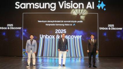 Samsung yapay zekâ özellikli yeni 2025 TV serisini  Türkiye’de kullanıcılarıyla buluşturdu