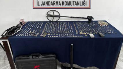 Tekirdağ'da 1014 tarihi sikke ve obje ele geçirildi