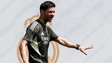  Xabi Alonso, Real Madrid ile ilk antrenmanına çıktı