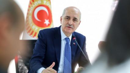 Kurtulmuş'tan Terörsüz Türkiye mesajı: TBMM tatile girmeden grubu kurmak istiyoruz