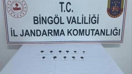 Bingöl'de jandarmanın dikkati tarihi eser kaçakçılığını önledi
