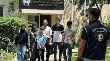 Bursa'da 7 düzensiz göçmen yakalandı