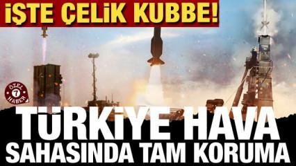 Çelik Kubbe ilk kez görüntülendi! Hava sahamızda kuş uçurtmayacak