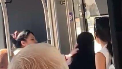 Denizli'de otobüste tesettürlü kadına hakaret: Arbede yaşandı!
