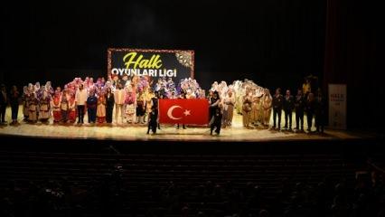 Konya Büyükşehir Halk Oyunları Ligi Finali’nde ödüller sahiplerini buldu