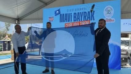 Karaburun sahili mavi bayrağına buluştu