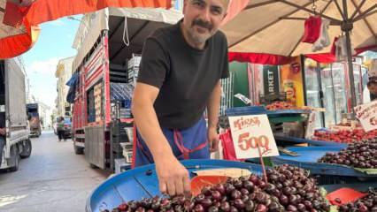 Kirazın kilosu 500 liradan satışta!