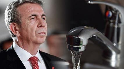 'Sudan para kazanılmaz' diyordu: Mansur Yavaş'tan suya rekor zam! 
