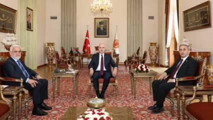 TBMM Başkanı Kurtulmuş, HÜDA PAR Genel Başkanı Yapıcıoğlu'nu kabul etti