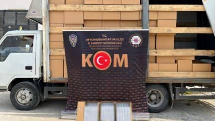 2 milyon 820 bin adet mükerrer bandrollü boş makaron ele geçirildi