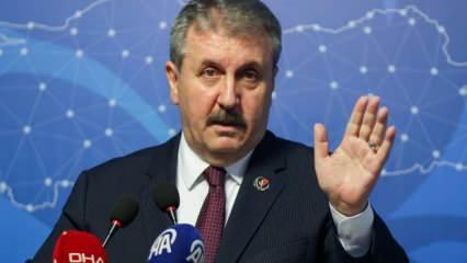 BBP Genel Başkanı Mustafa Destici: Siyasi bölücülüğe prim veremeyiz
